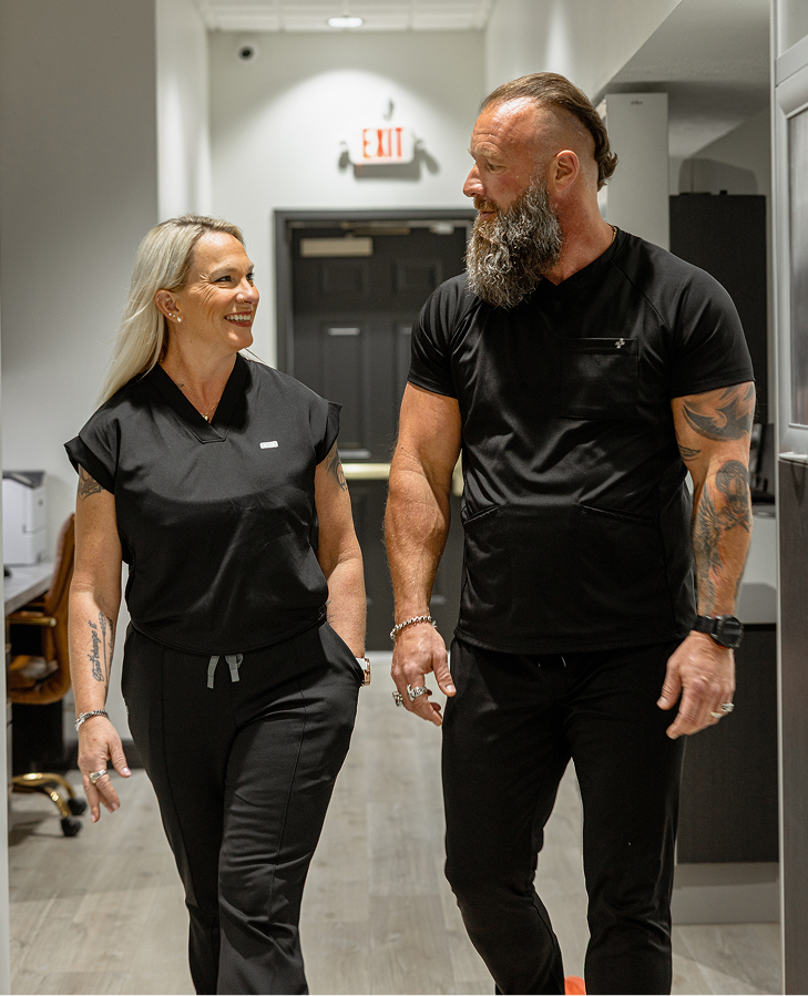Doctors walking