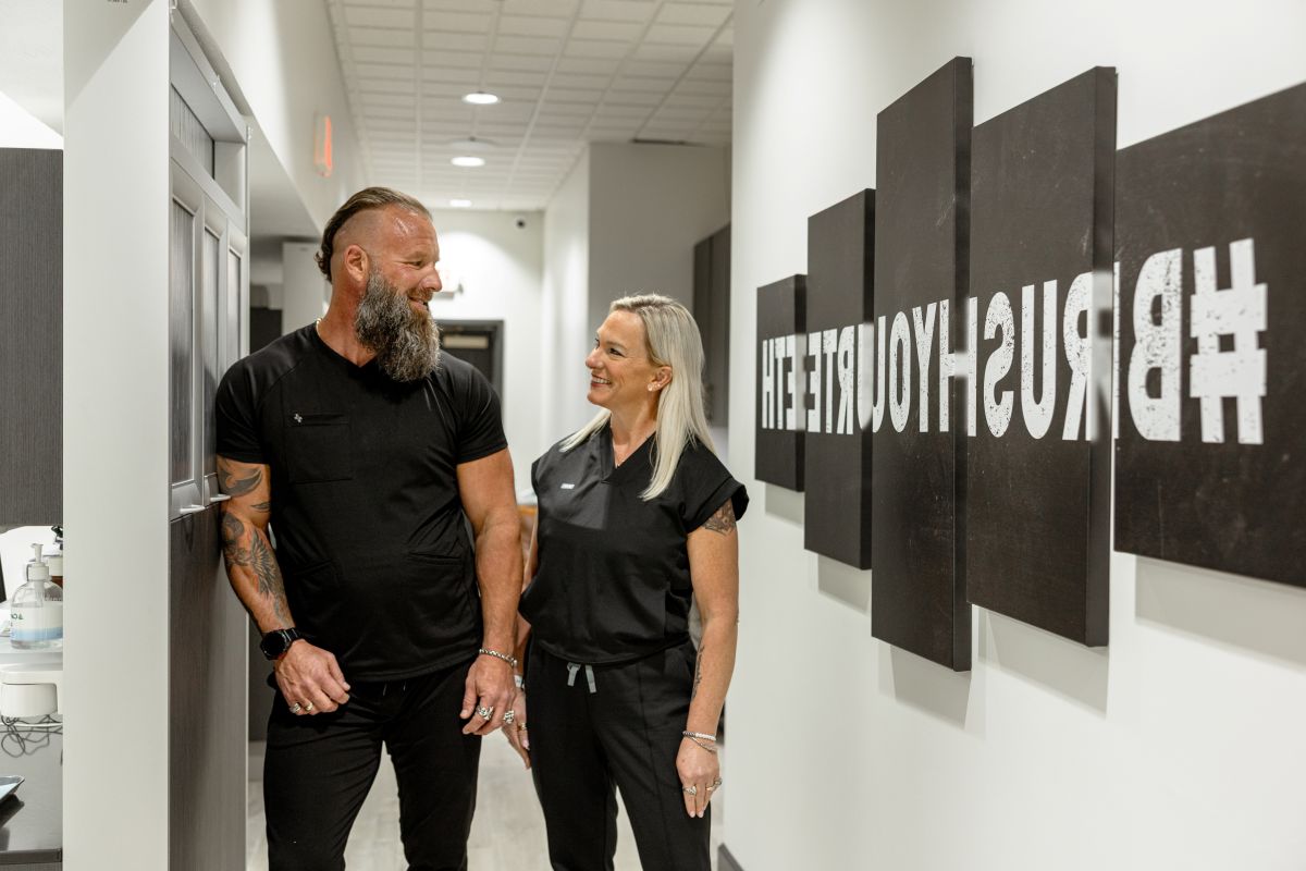 Dr. Chad and Dr. Danielle, Stutsman Dentistry